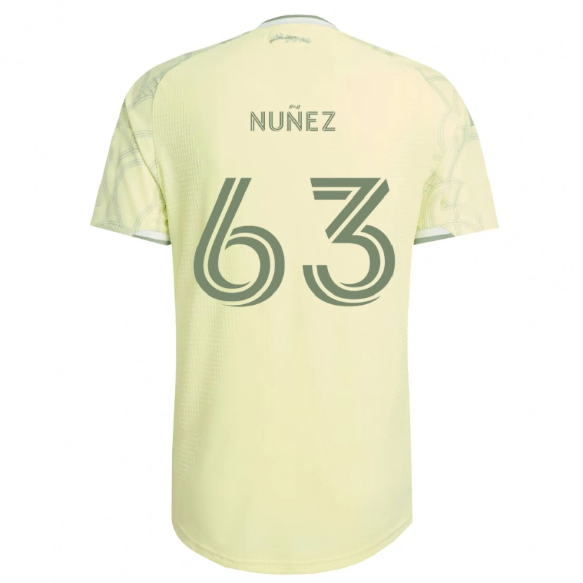 Danxen Damen Daniel Núñez #63 Beige Weiß Auswärtstrikot Trikot 2026/27 T-Shirt