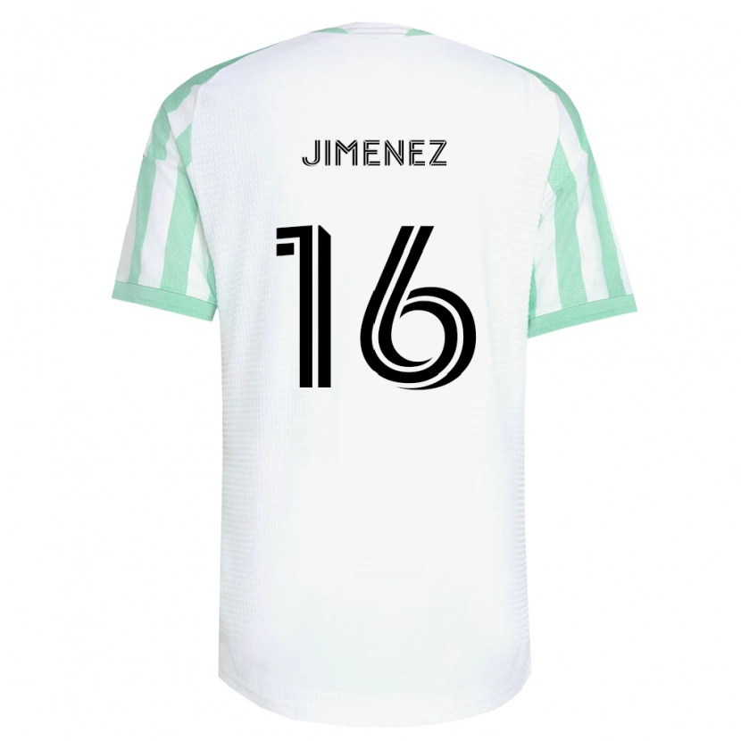 Danxen Damen Héctor Jiménez #16 Hellgrün Schwarz Weiß Auswärtstrikot Trikot 2026/27 T-Shirt