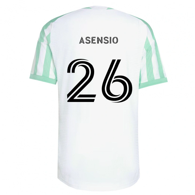 Danxen Damen Charlie Asensio #26 Hellgrün Schwarz Weiß Auswärtstrikot Trikot 2026/27 T-Shirt