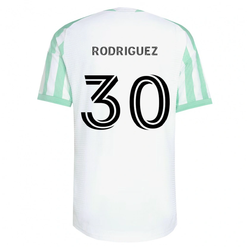 Danxen Damen Memo Rodríguez #30 Hellgrün Schwarz Weiß Auswärtstrikot Trikot 2026/27 T-Shirt