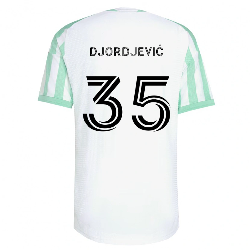 Danxen Damen Mateja Djordjević #35 Hellgrün Schwarz Weiß Auswärtstrikot Trikot 2026/27 T-Shirt