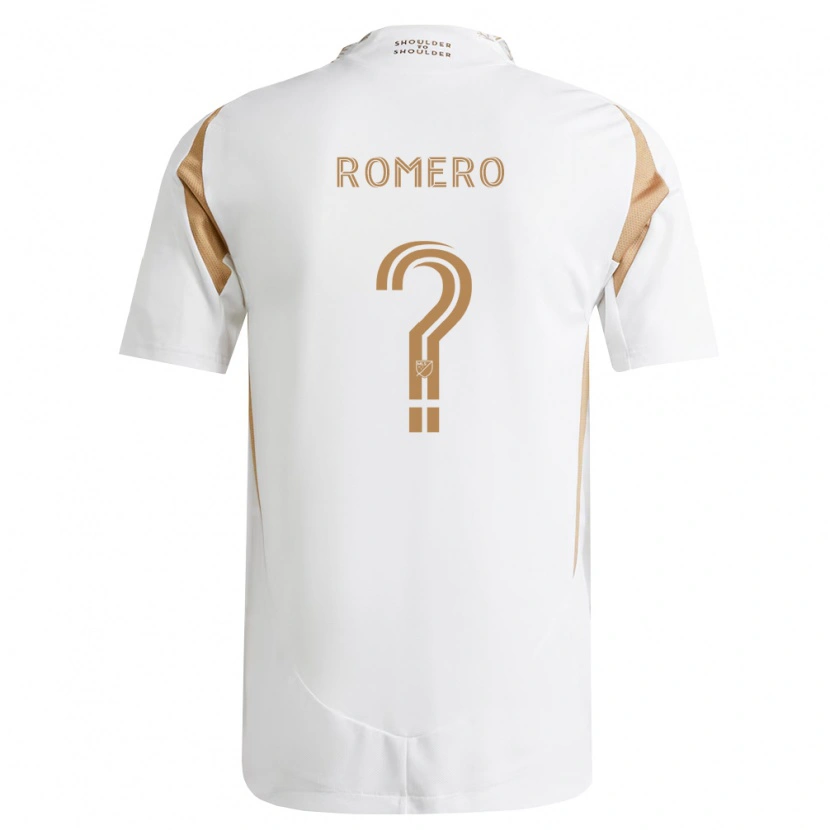 Danxen Damen James Romero #0 Weiß Braun Auswärtstrikot Trikot 2026/27 T-Shirt