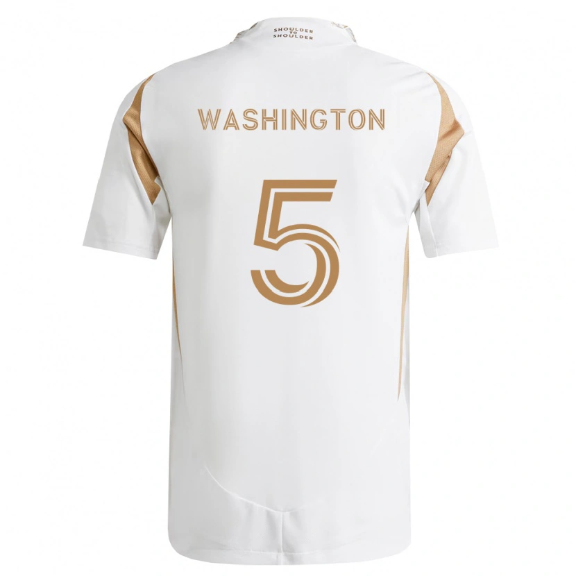 Danxen Damen Mason Washington #5 Weiß Braun Auswärtstrikot Trikot 2026/27 T-Shirt