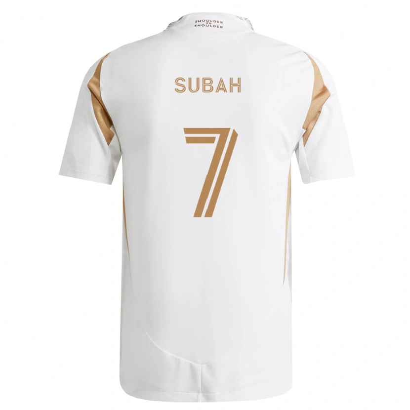 Danxen Damen Yekeson Subah #7 Weiß Braun Auswärtstrikot Trikot 2026/27 T-Shirt
