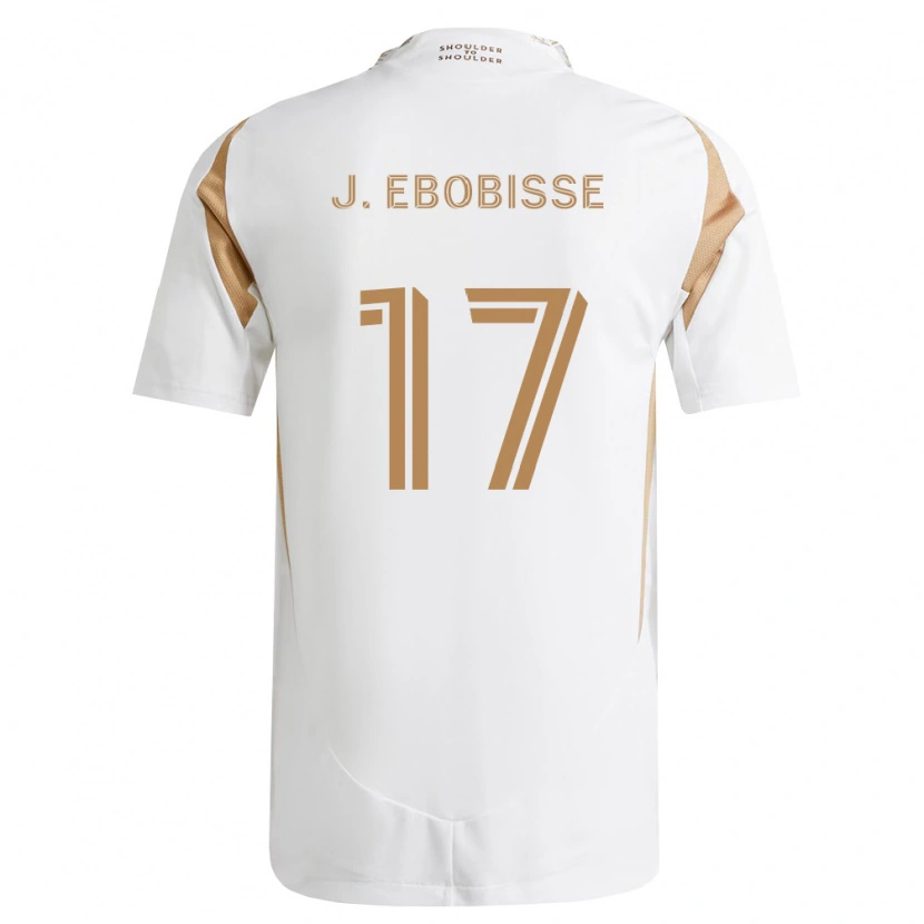 Danxen Damen Jeremy Ebobisse #17 Weiß Braun Auswärtstrikot Trikot 2026/27 T-Shirt