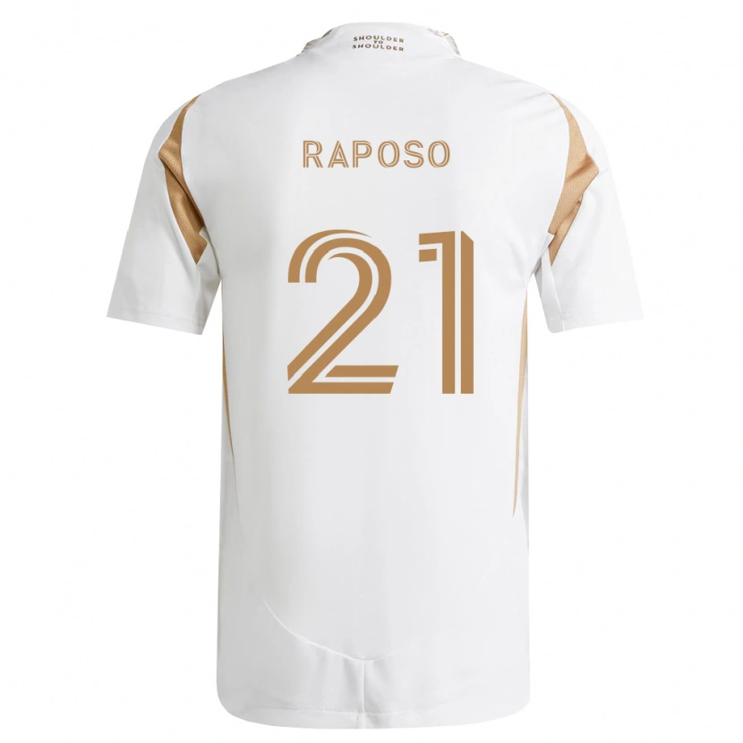 Danxen Damen Ryan Raposo #21 Weiß Braun Auswärtstrikot Trikot 2026/27 T-Shirt