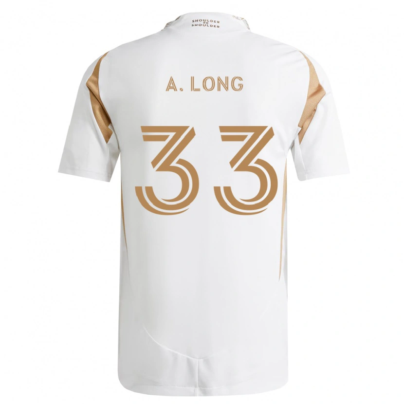 Danxen Damen Aaron Long #33 Weiß Braun Auswärtstrikot Trikot 2026/27 T-Shirt