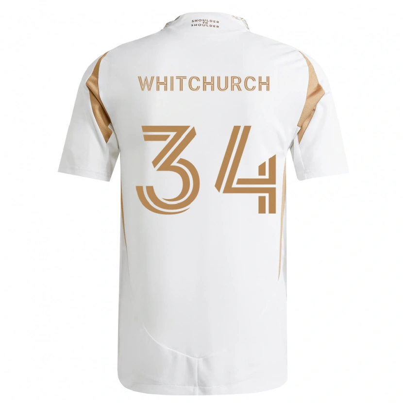 Danxen Damen Giuliano Whitchurch #34 Weiß Braun Auswärtstrikot Trikot 2026/27 T-Shirt