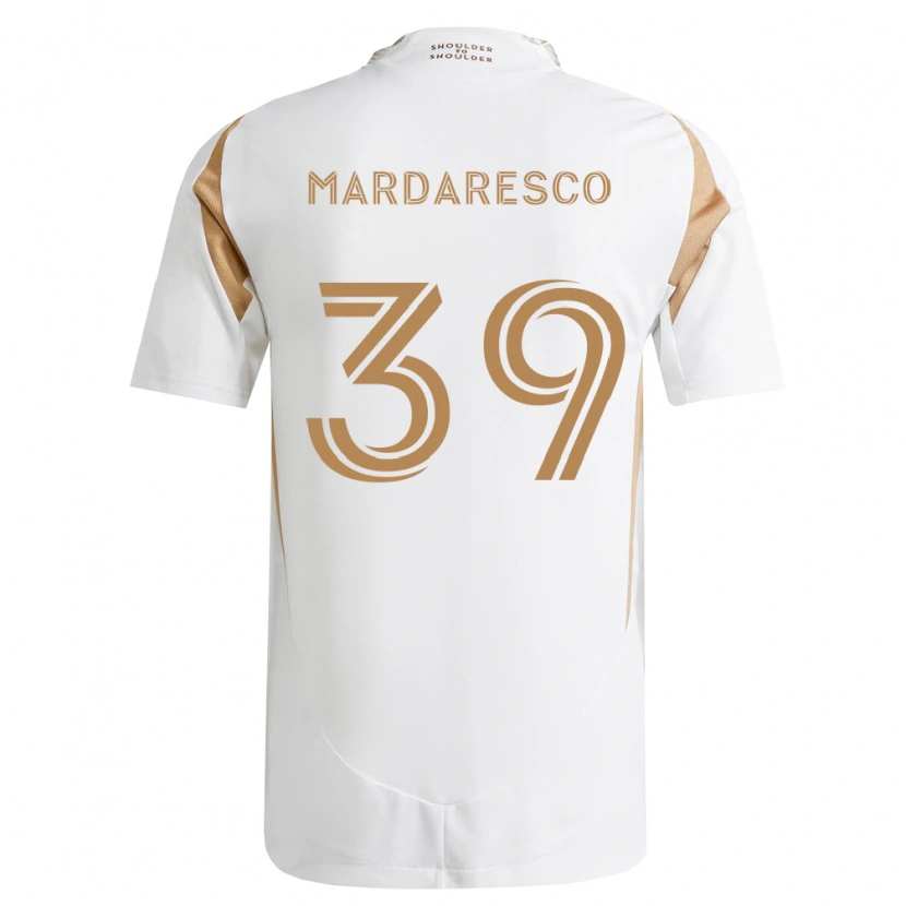 Danxen Damen Nathan Mardaresco #39 Weiß Braun Auswärtstrikot Trikot 2026/27 T-Shirt