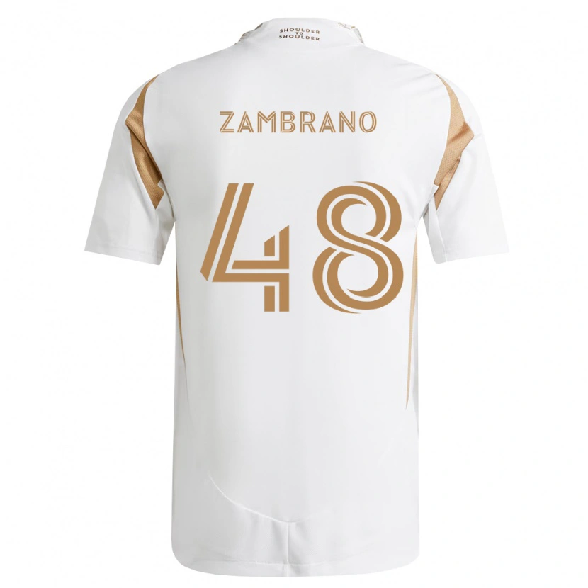 Danxen Damen Gavin Zambrano #48 Weiß Braun Auswärtstrikot Trikot 2026/27 T-Shirt