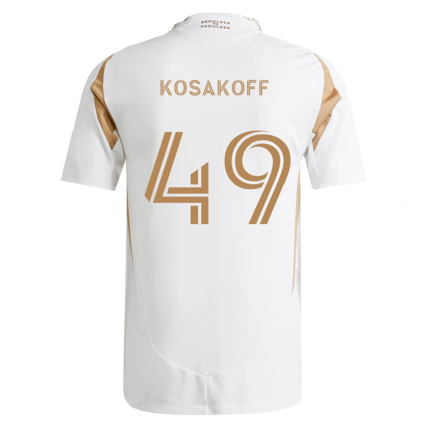 Danxen Damen Charlie Kosakoff #49 Weiß Braun Auswärtstrikot Trikot 2026/27 T-Shirt
