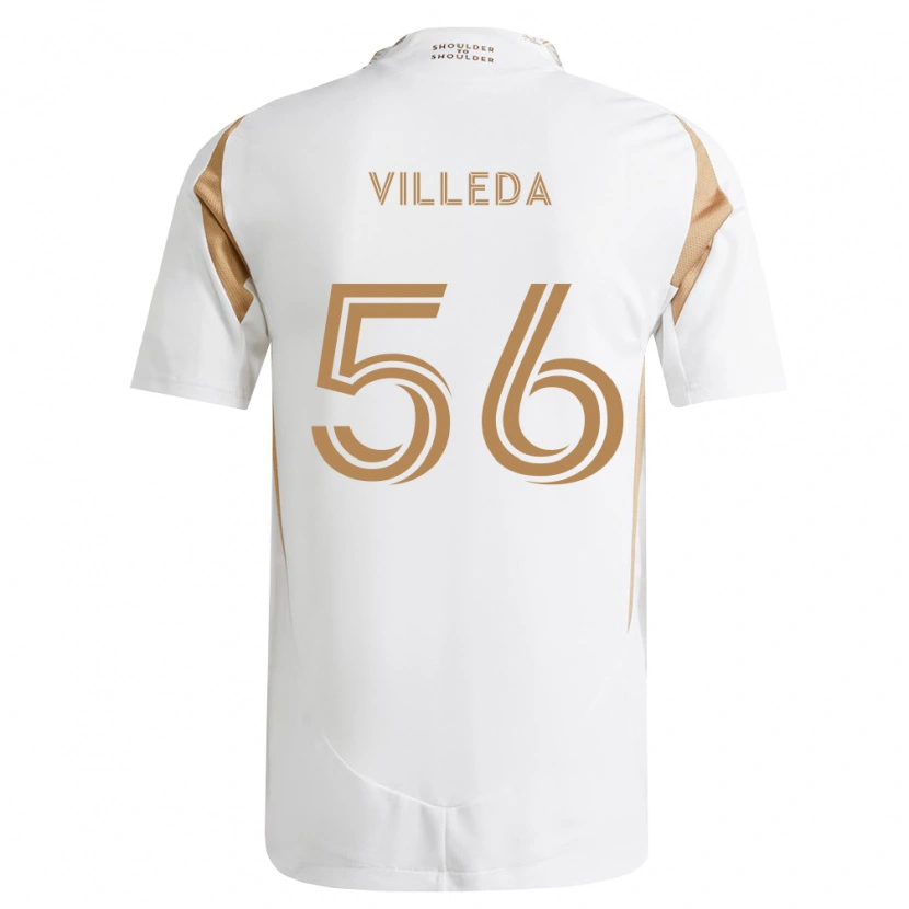 Danxen Damen Eddie Villeda #56 Weiß Braun Auswärtstrikot Trikot 2026/27 T-Shirt