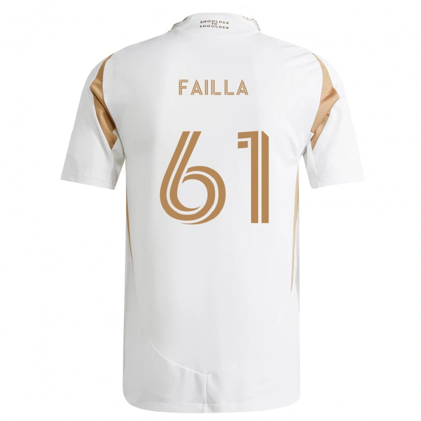 Danxen Damen Benjamín Failla #61 Weiß Braun Auswärtstrikot Trikot 2026/27 T-Shirt