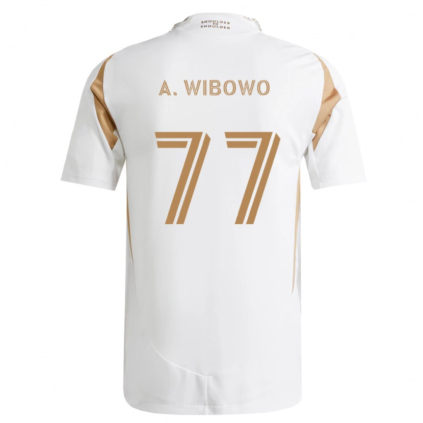 Danxen Damen Adrian Wibowo #77 Weiß Braun Auswärtstrikot Trikot 2026/27 T-Shirt