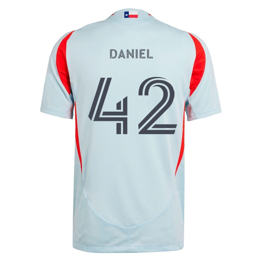 Danxen Damen Daniel De Sousa Britto #42 Dunkelgrau Weiß Rot Auswärtstrikot Trikot 2026/27 T-Shirt