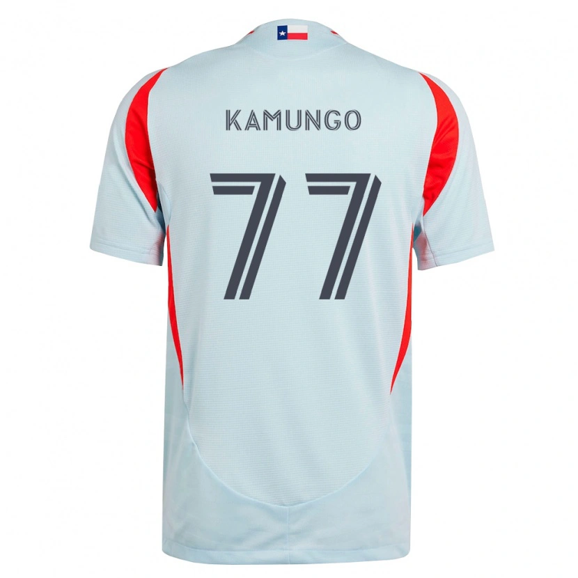 Danxen Damen Bernard Kamungo #77 Dunkelgrau Weiß Rot Auswärtstrikot Trikot 2026/27 T-Shirt