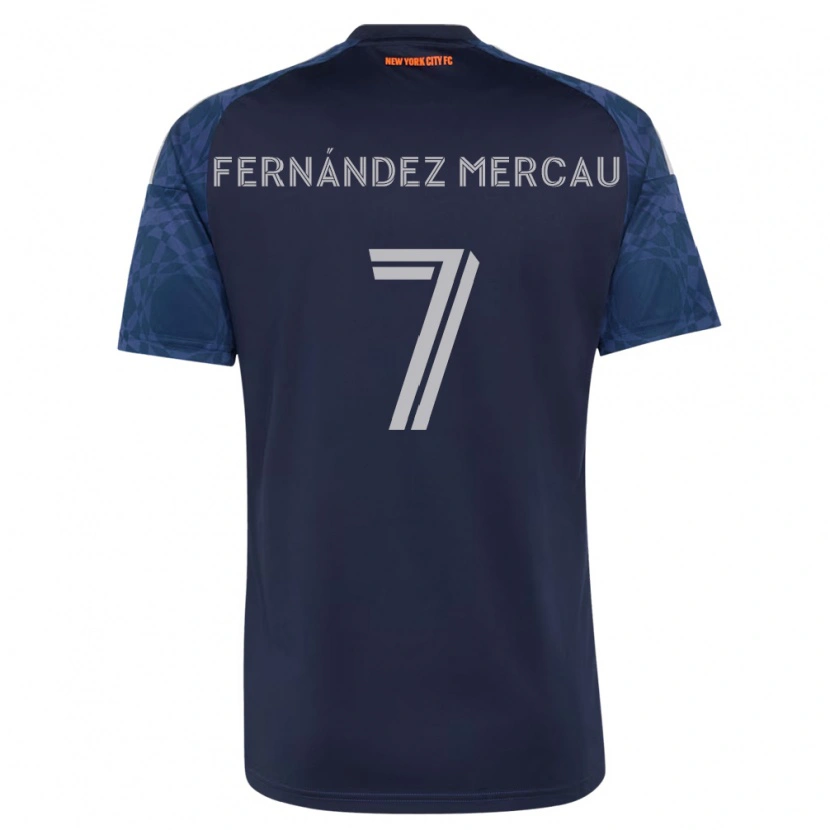 Danxen Damen Nicolás Fernández Mercau #7 Tiefblau Weiß Auswärtstrikot Trikot 2026/27 T-Shirt