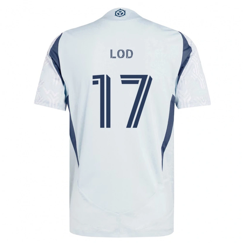 Danxen Damen Robin Lod #17 Blau Grau Weiß Auswärtstrikot Trikot 2026/27 T-Shirt