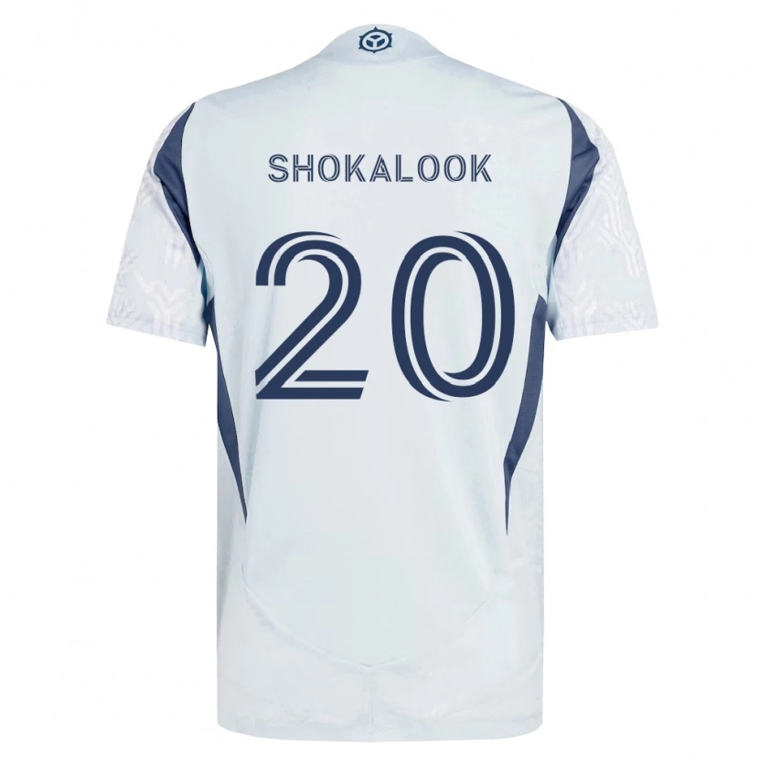 Danxen Damen Jason Shokalook #20 Blau Grau Weiß Auswärtstrikot Trikot 2026/27 T-Shirt