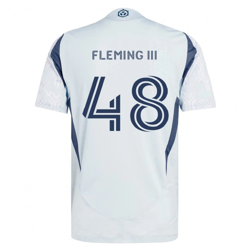 Danxen Damen Richard Fleming Iii #48 Blau Grau Weiß Auswärtstrikot Trikot 2026/27 T-Shirt