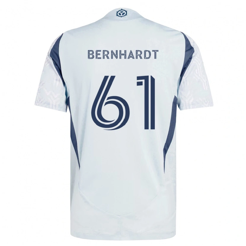 Danxen Damen Harrison Bernhardt #61 Blau Grau Weiß Auswärtstrikot Trikot 2026/27 T-Shirt