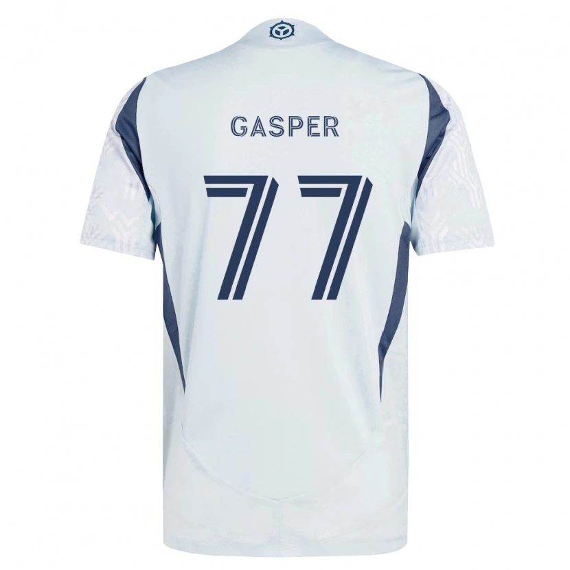 Danxen Damen Chase Gasper #77 Blau Grau Weiß Auswärtstrikot Trikot 2026/27 T-Shirt