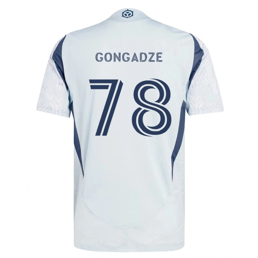 Danxen Damen Giorgi Gongadze #78 Blau Grau Weiß Auswärtstrikot Trikot 2026/27 T-Shirt