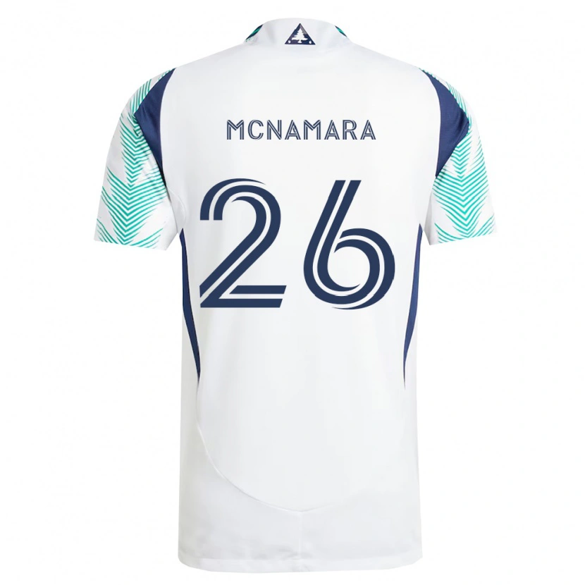 Danxen Damen Tommy Mcnamara #26 Weiß Marineblau Hellgrün Auswärtstrikot Trikot 2026/27 T-Shirt