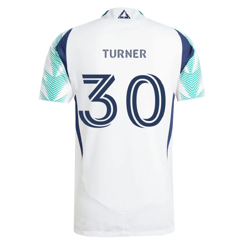 Danxen Damen Matt Turner #30 Weiß Marineblau Hellgrün Auswärtstrikot Trikot 2026/27 T-Shirt