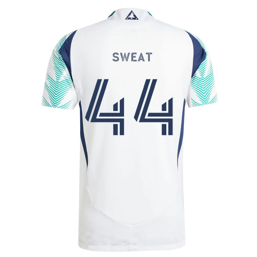 Danxen Damen Ben Sweat #44 Weiß Marineblau Hellgrün Auswärtstrikot Trikot 2026/27 T-Shirt