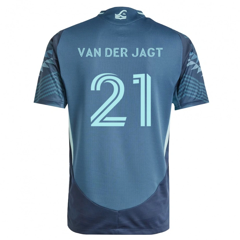 Danxen Damen Olivia Van Der Jagt #21 Marineblau Grün Auswärtstrikot Trikot 2026/27 T-Shirt