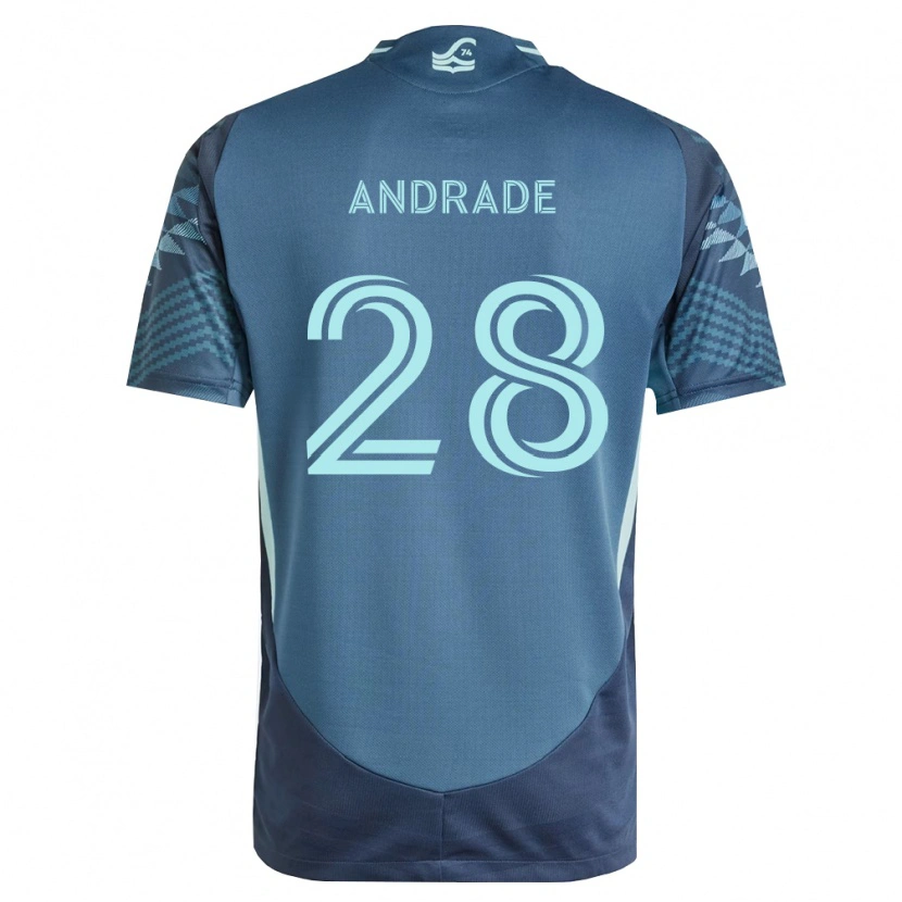 Danxen Damen Yeimar Gómez Andrade #28 Marineblau Grün Auswärtstrikot Trikot 2026/27 T-Shirt