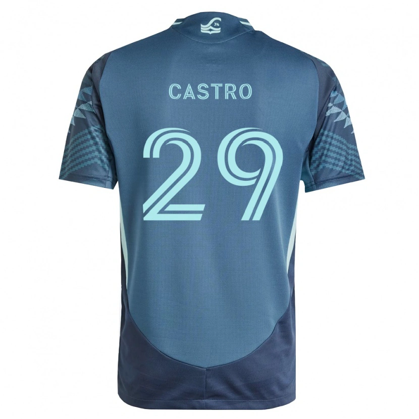Danxen Damen Jacob Castro #29 Marineblau Grün Auswärtstrikot Trikot 2026/27 T-Shirt