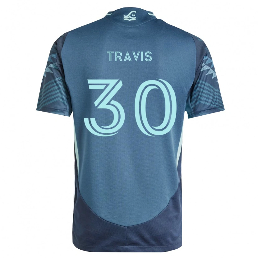 Danxen Damen Riley Travis #30 Marineblau Grün Auswärtstrikot Trikot 2026/27 T-Shirt