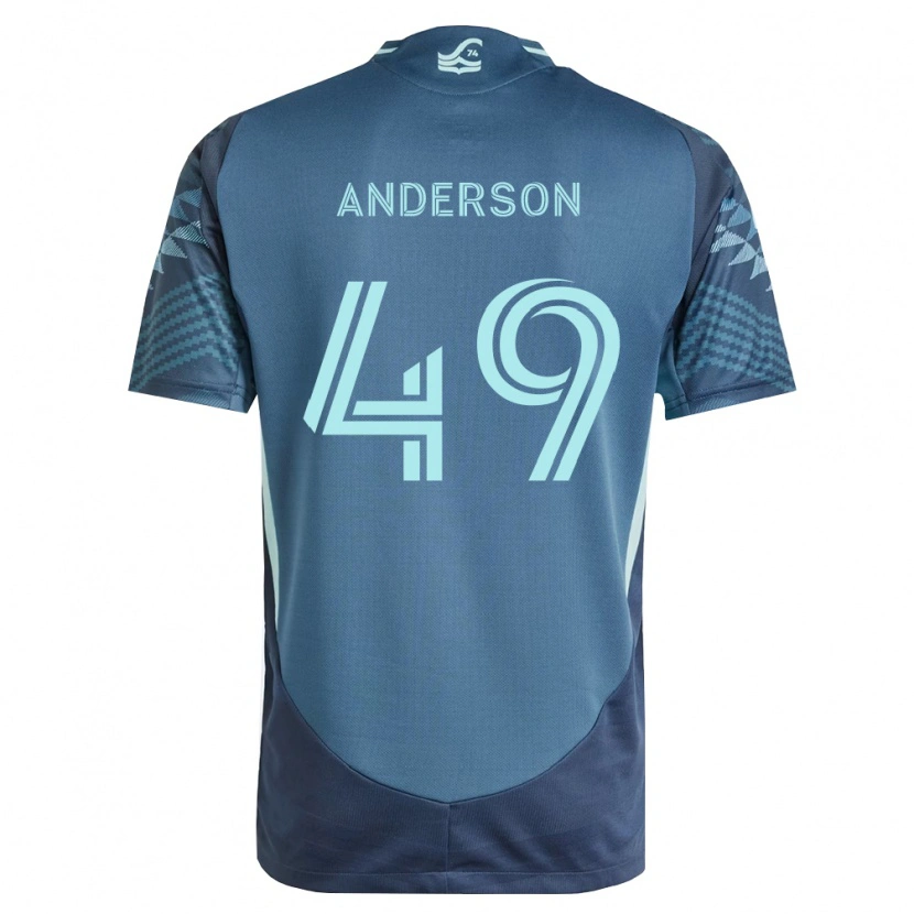 Danxen Damen Hunter Anderson #49 Marineblau Grün Auswärtstrikot Trikot 2026/27 T-Shirt