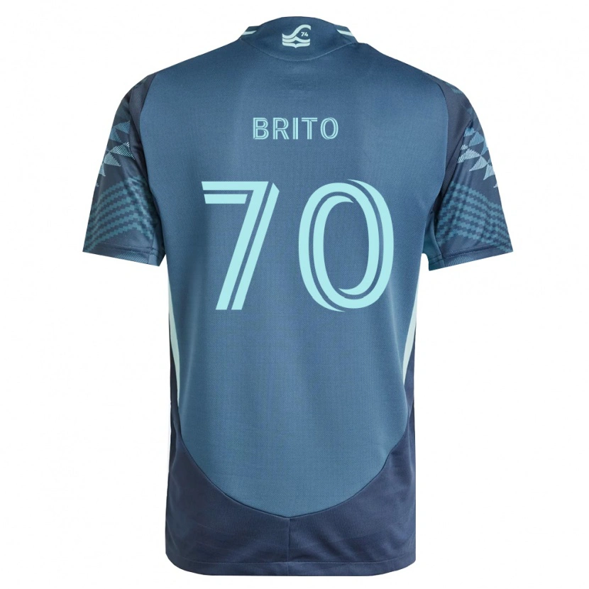 Danxen Damen Kelvin-Luis Brito #70 Marineblau Grün Auswärtstrikot Trikot 2026/27 T-Shirt