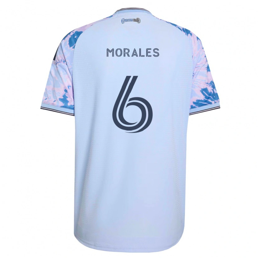 Danxen Damen Alfredo Morales #6 Königsblau Weiß Schwarz Auswärtstrikot Trikot 2026/27 T-Shirt