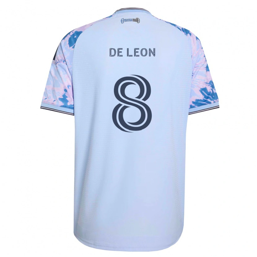 Danxen Damen Brandon De Leon #8 Königsblau Weiß Schwarz Auswärtstrikot Trikot 2026/27 T-Shirt