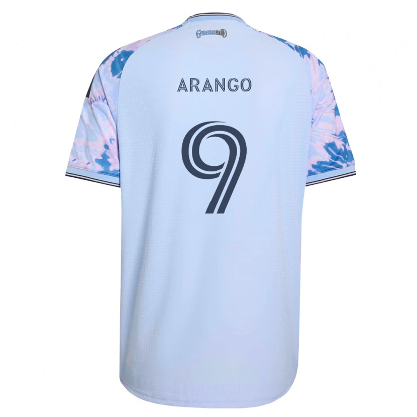 Danxen Damen Cristian Arango #9 Königsblau Weiß Schwarz Auswärtstrikot Trikot 2026/27 T-Shirt