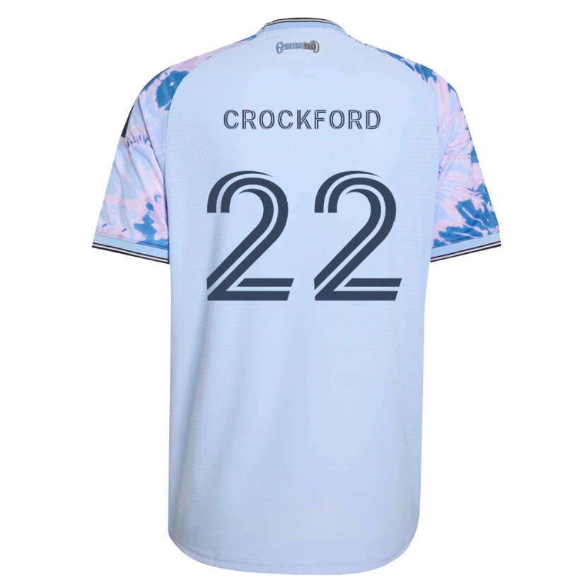 Danxen Damen Nate Crockford #22 Königsblau Weiß Schwarz Auswärtstrikot Trikot 2026/27 T-Shirt
