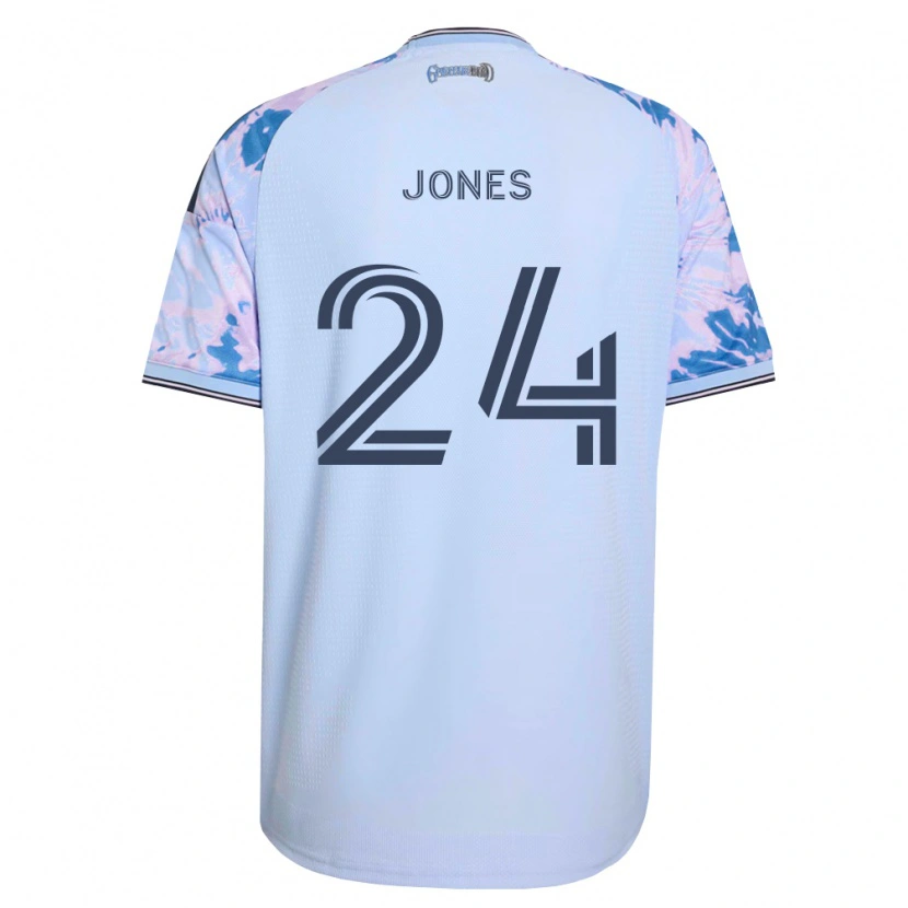Danxen Damen Dejuan Jones #24 Königsblau Weiß Schwarz Auswärtstrikot Trikot 2026/27 T-Shirt
