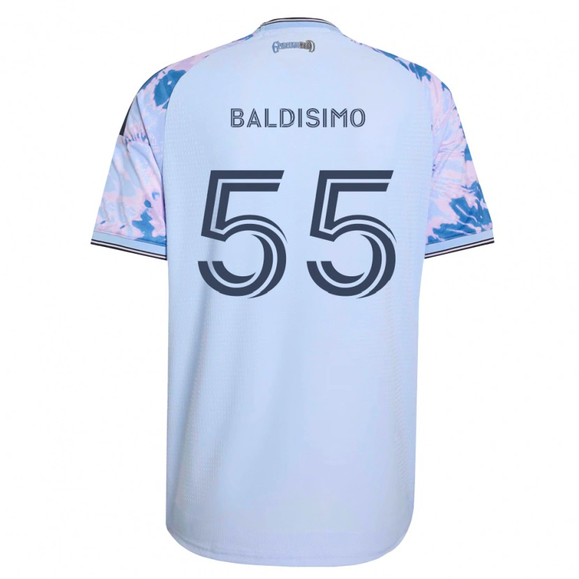 Danxen Damen Michael Baldisimo #55 Königsblau Weiß Schwarz Auswärtstrikot Trikot 2026/27 T-Shirt