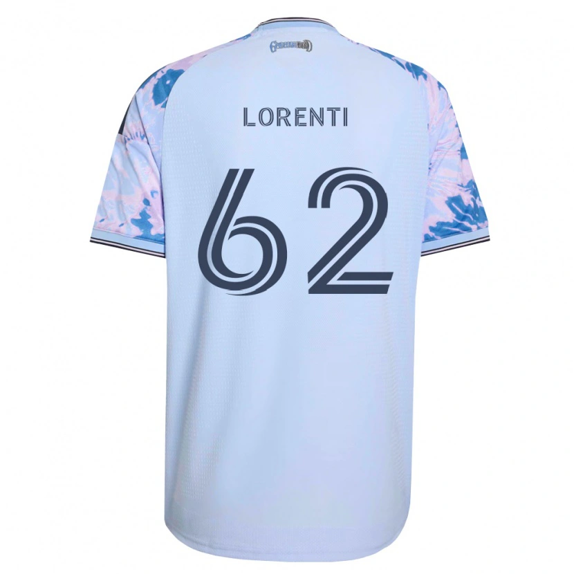 Danxen Damen Dominic Lorenti #62 Königsblau Weiß Schwarz Auswärtstrikot Trikot 2026/27 T-Shirt