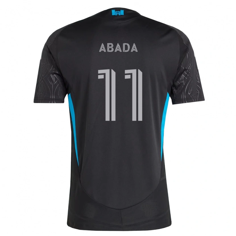 Danxen Damen Liel Abada #11 Schwarz Weiß Himmelblau Auswärtstrikot Trikot 2026/27 T-Shirt