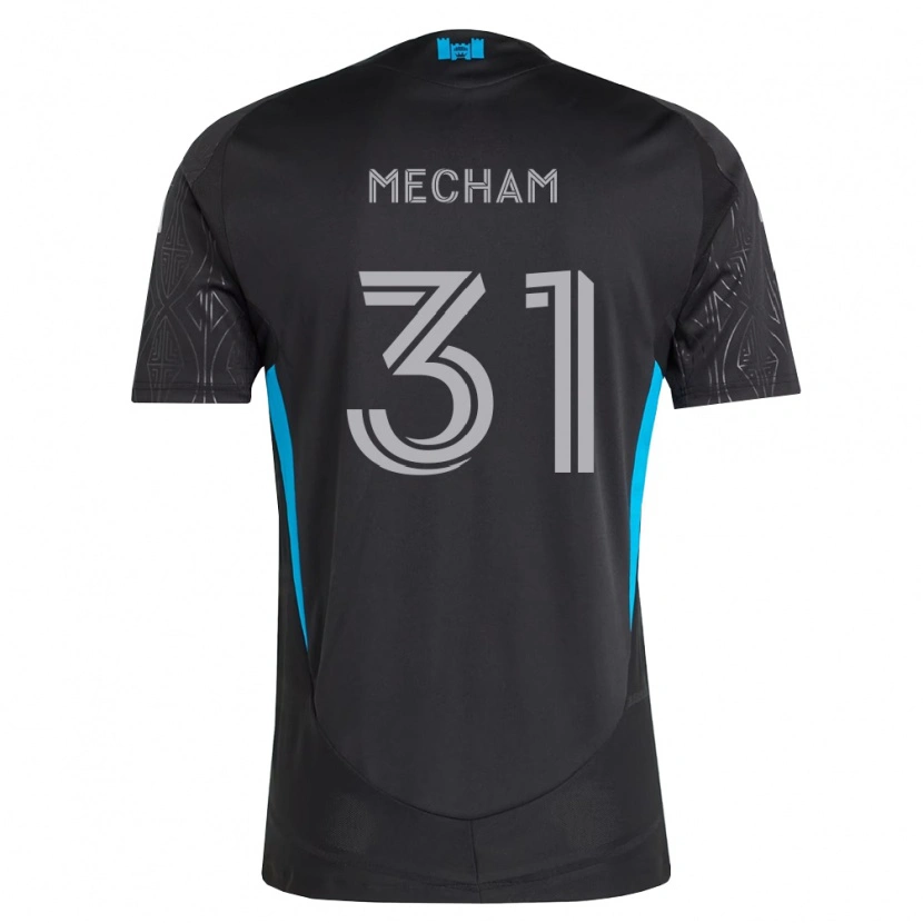Danxen Damen Jake Mecham #31 Schwarz Weiß Himmelblau Auswärtstrikot Trikot 2026/27 T-Shirt