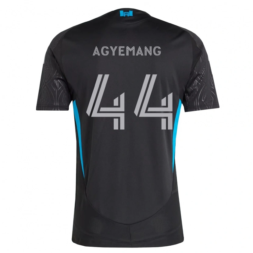 Danxen Damen Morrison Agyemang #44 Schwarz Weiß Himmelblau Auswärtstrikot Trikot 2026/27 T-Shirt