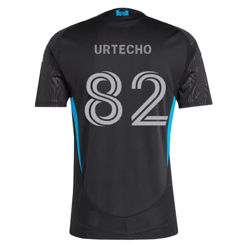 Danxen Damen Brendan Urtecho #82 Schwarz Weiß Himmelblau Auswärtstrikot Trikot 2026/27 T-Shirt