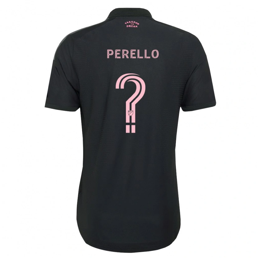 Danxen Damen Sergio Perello #0 Pink Schwarz Weiß Auswärtstrikot Trikot 2026/27 T-Shirt