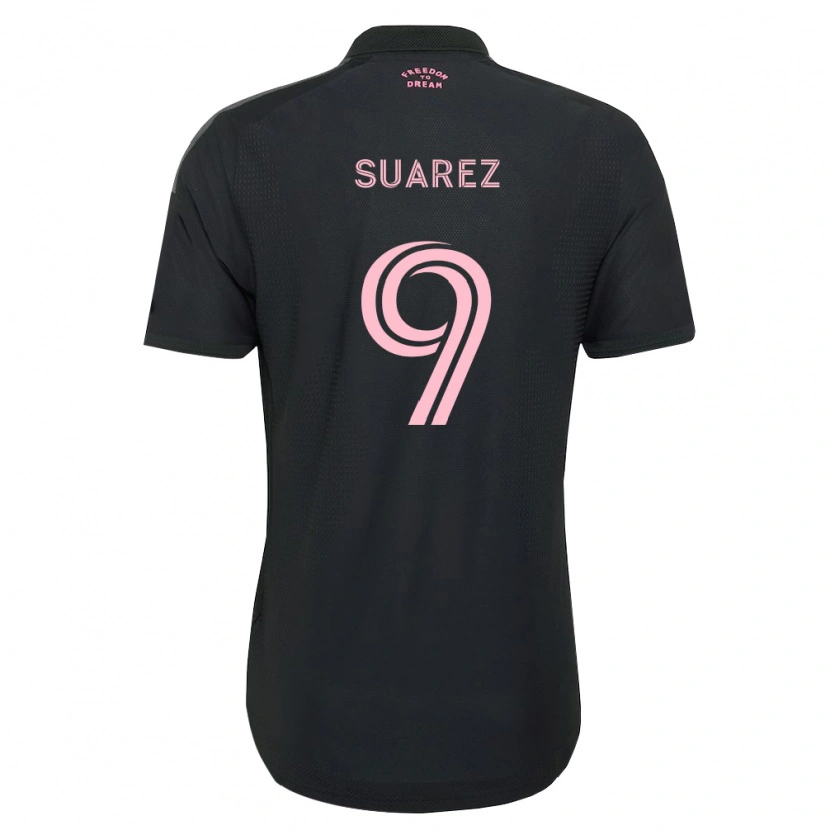 Danxen Damen Luis Suárez #9 Pink Schwarz Weiß Auswärtstrikot Trikot 2026/27 T-Shirt
