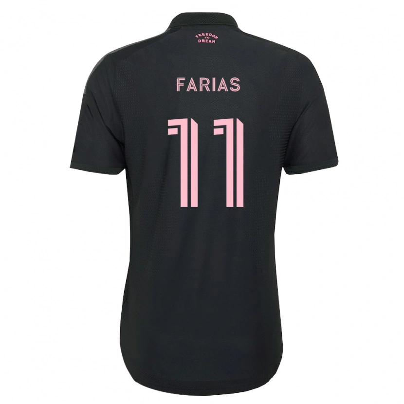 Danxen Damen Facundo Farías #11 Pink Schwarz Weiß Auswärtstrikot Trikot 2026/27 T-Shirt